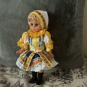 Traditional Doll/Sleeping Eyes Doll 1960s Czechoslovakian Vintage Collectible